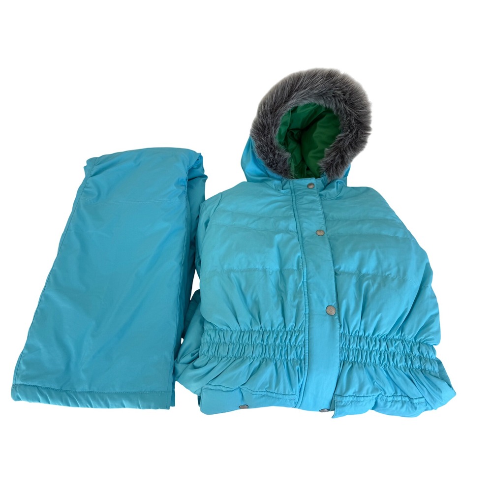 Hanna Andersson hannaOutdoor Girls 160 14-16 Down blend Jacket Pants Snow Set